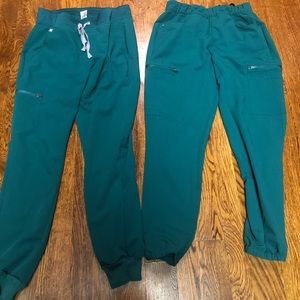 Figs jogger scrubs (hunter green)